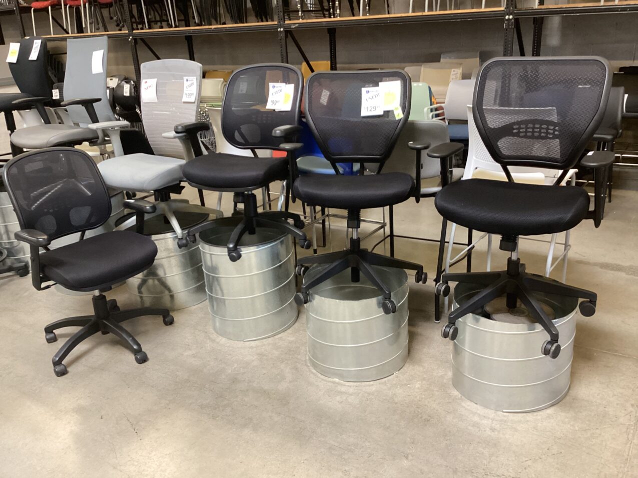 Used task chairs