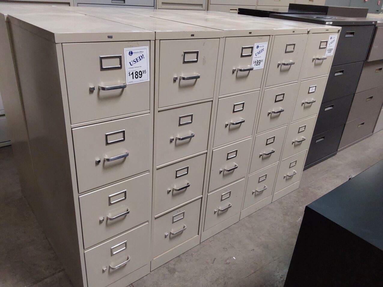 4 drawer vertical file