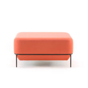 Allermuir Mozaik Seating Low Square Stool Front View