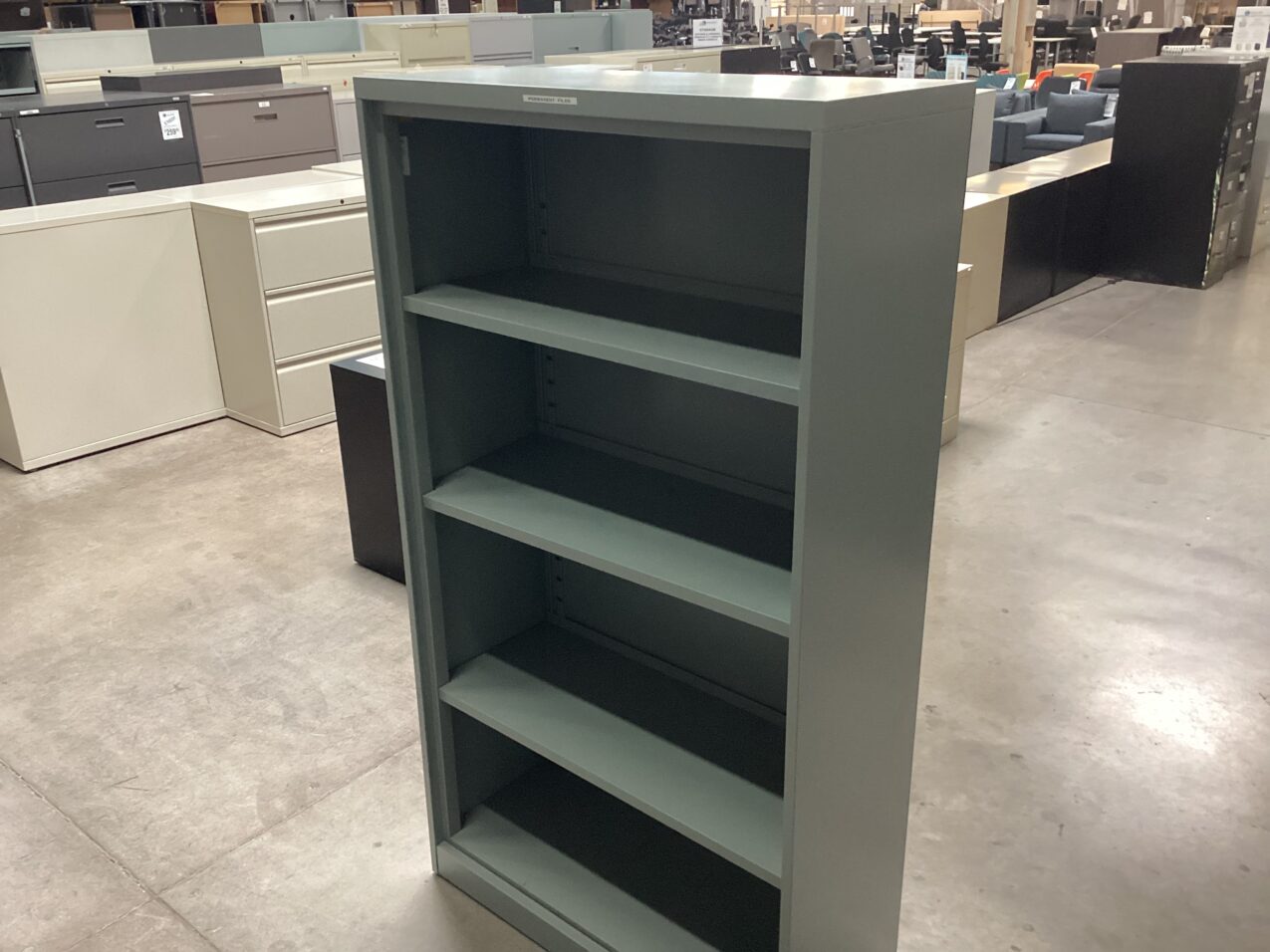 Used Metal Bookcase