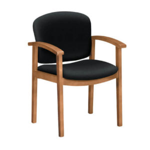 HON Invitation Wood Finish Guest Chair